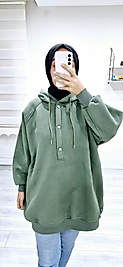 ÇITÇITLI VE KAPŞONLU SWEAT